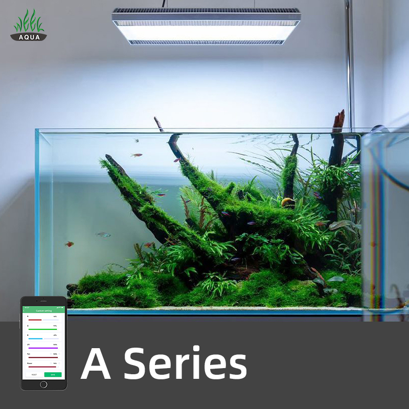Aquarium Plant Ornament - WEEK AQUA A430Pro LED Aquarium Light