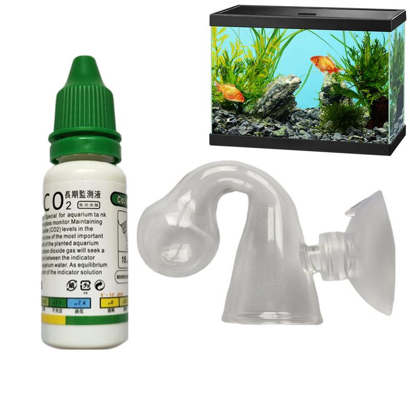 Aquarium CO2 Indicator Solutio – обзор и цена Glass Co2 Drop Checker