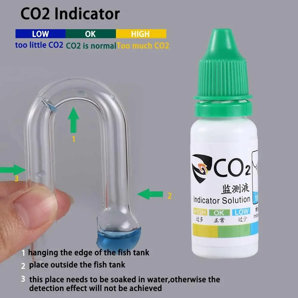 Concentration Aquarium For Aqu – обзор и цена Glass Co2 Drop Checker