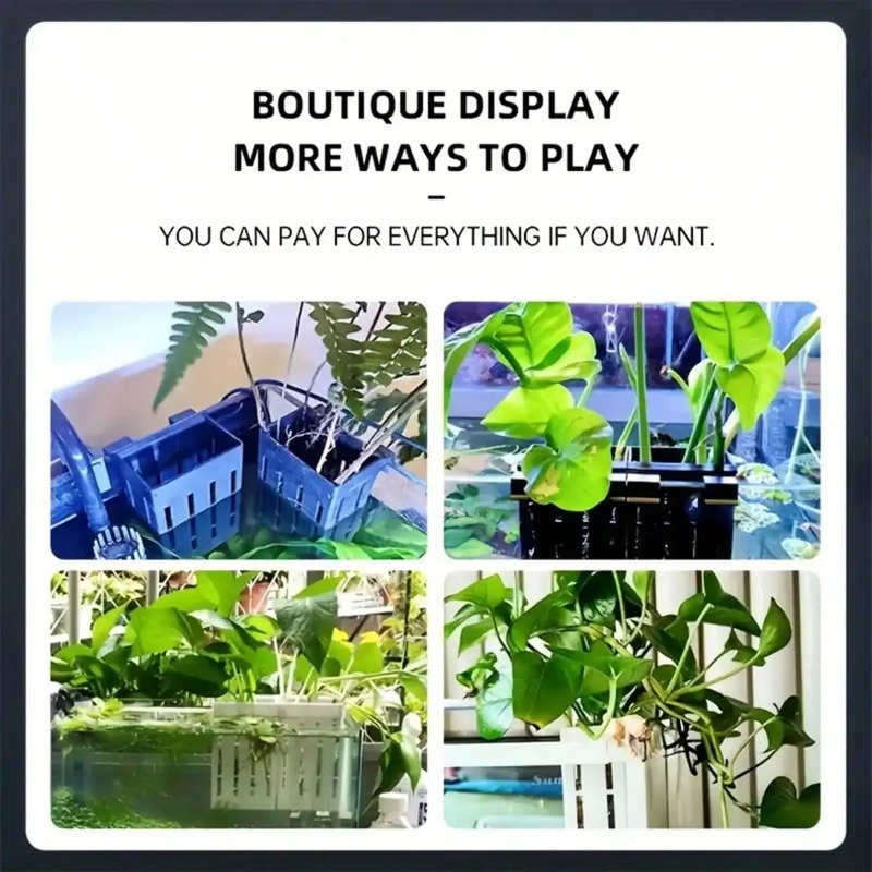 Aquarium Plant Holder Black Pl – обзор и цена Aquarium Plants Book