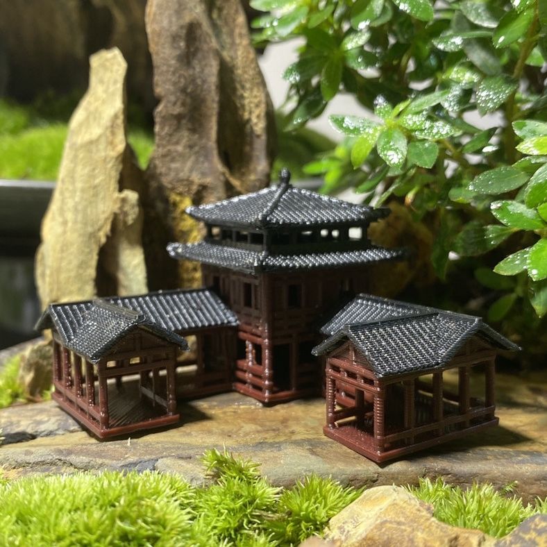 Plastics Chinese Style Ancient – обзор и цена Aquarium Plant Ornament