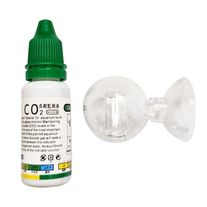 Aquarium CO2 Indicator DIY Fis – обзор и цена Glass Co2 Drop Checker
