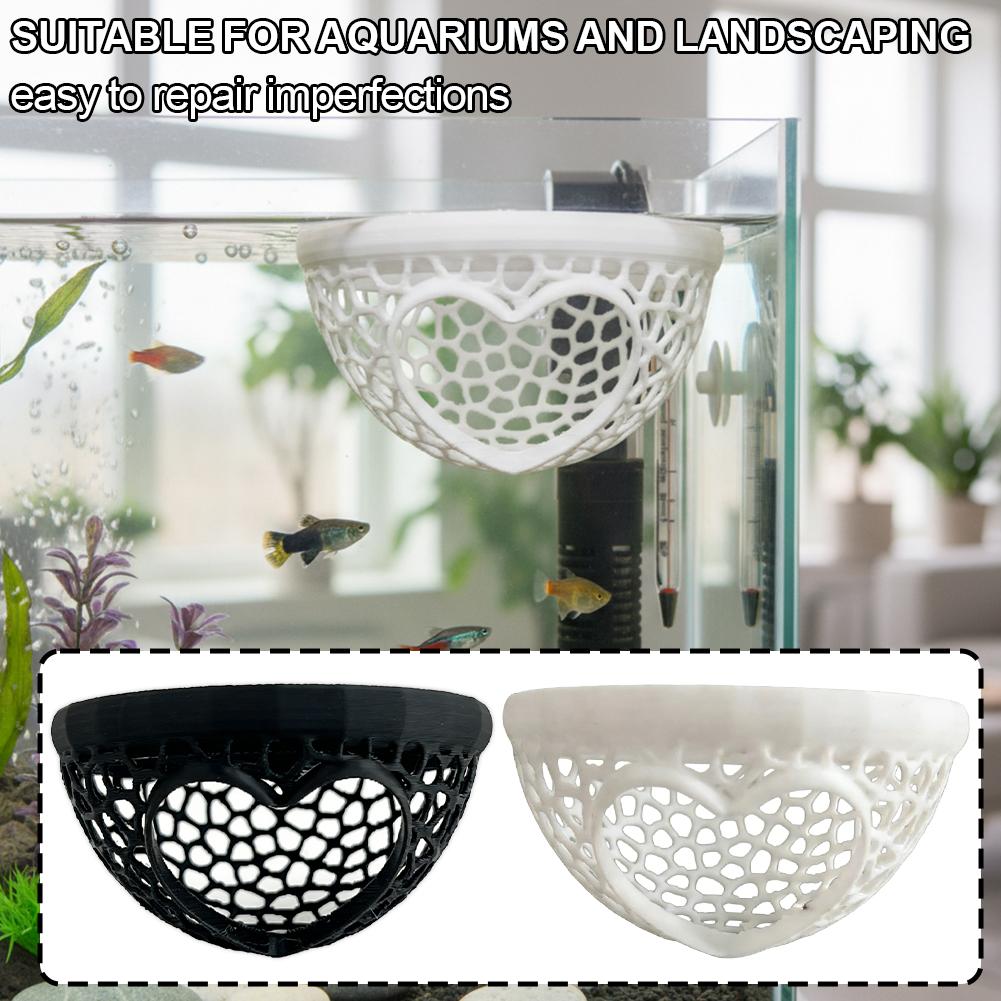 Heart-Shaped Aquarium Hideaway – обзор и цена Planted Aquarium Without Fish