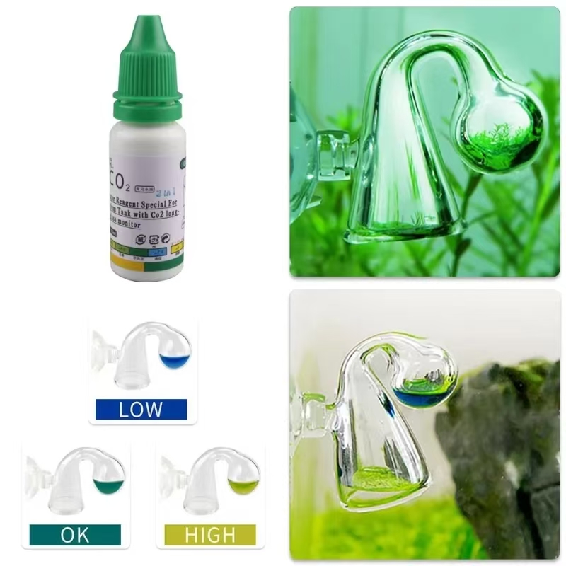 Aquarium CO2 Indicator Solutio – обзор и цена Glass Co2 Drop Checker