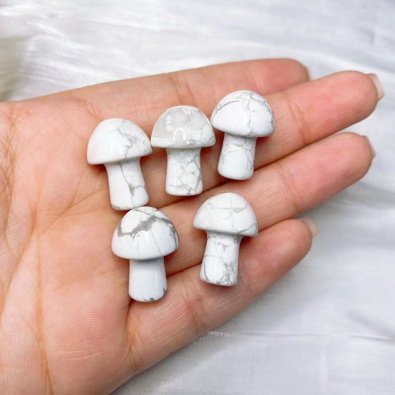 Natural Crystal Mini Mushroom  – обзор и цена Aquarium Plant Ornament