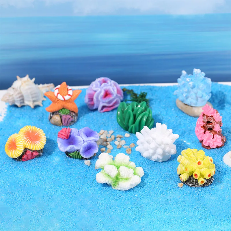Colorful Resin Aquarium Mini A – обзор и цена Aquarium Plant Ornament