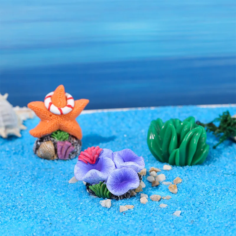 Colorful Resin Aquarium Mini A – обзор и цена Aquarium Plant Ornament