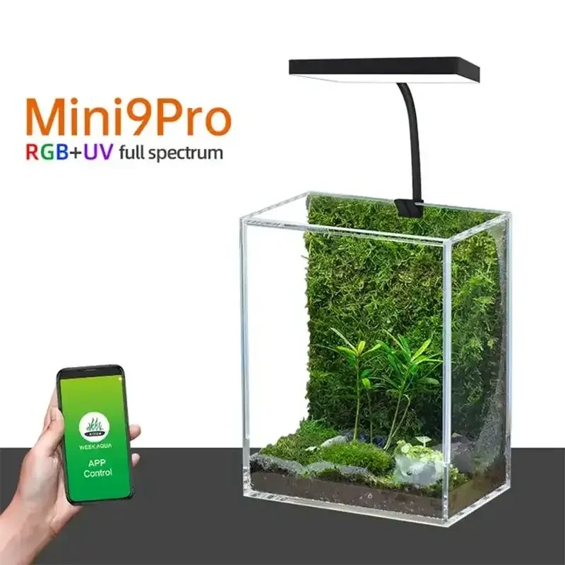 WEEK AQUA Mini 9 Pro USB Nano  – обзор и цена Aquarium Plant Ornament