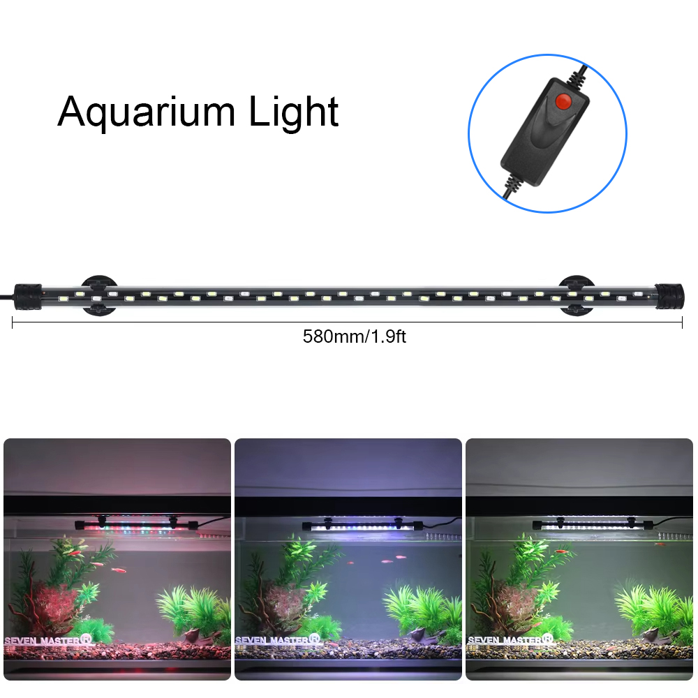 58CM  Aquarium Light LED Plant – обзор и цена Aquarium Plant Ornament