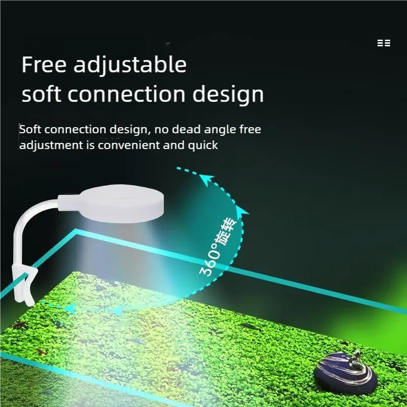 3W LED Clip-On Aquarium Light  – обзор и цена Aquarium Plant Ornament