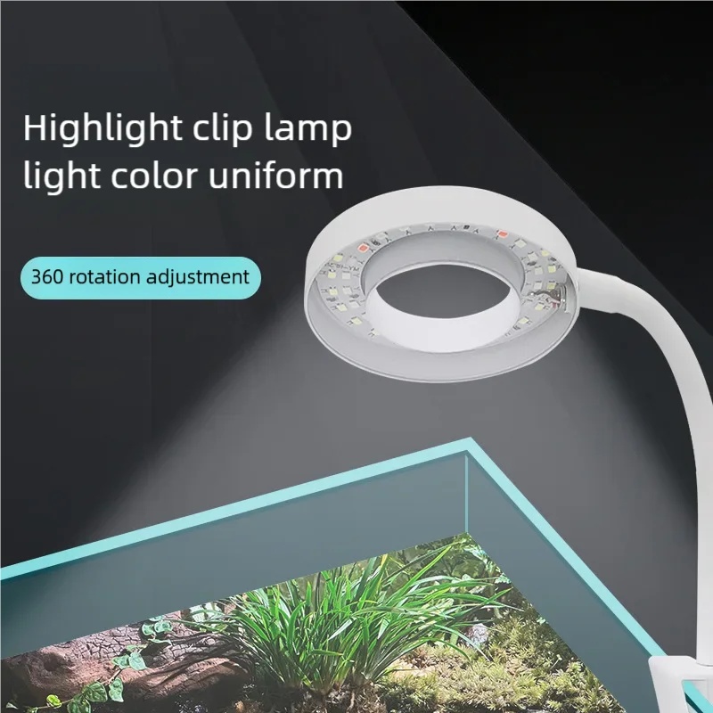 3W LED Clip-On Aquarium Light  – обзор и цена Aquarium Plant Ornament