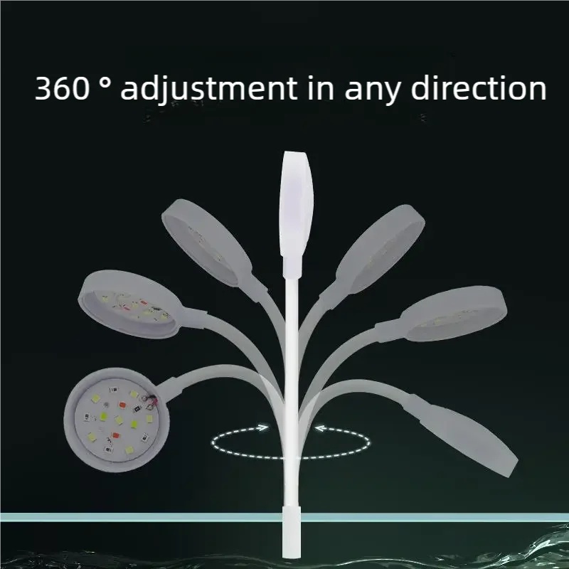 3W LED Clip-On Aquarium Light  – обзор и цена Aquarium Plant Ornament