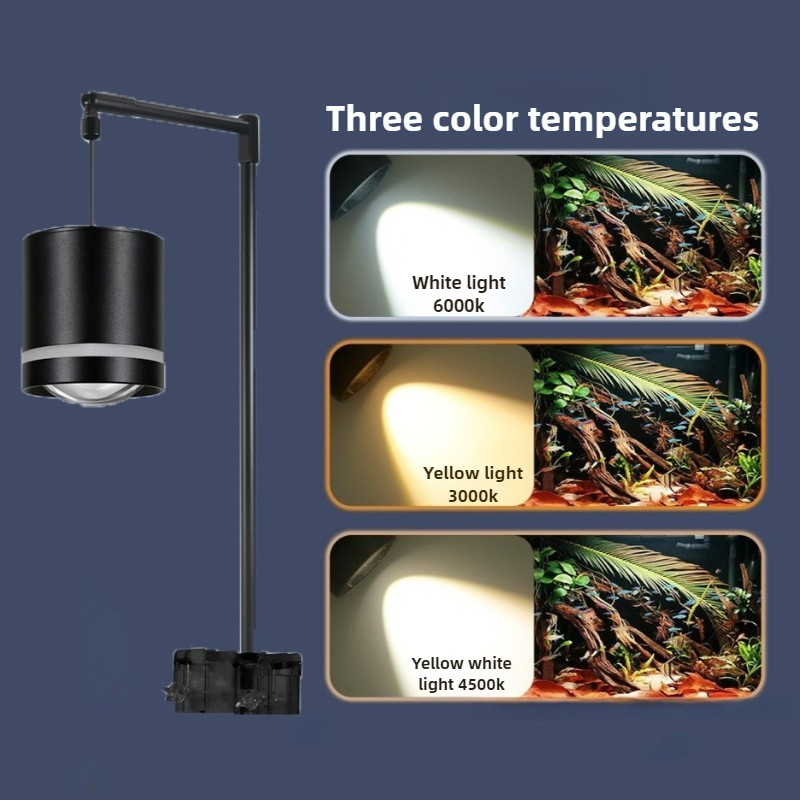 Clip-On Fish Tank Light Full S – обзор и цена Aquarium Plant Ornament