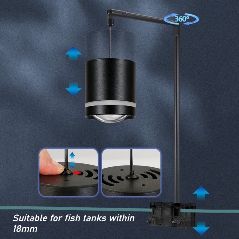 Clip-On Fish Tank Light Full S – обзор и цена Aquarium Plant Ornament