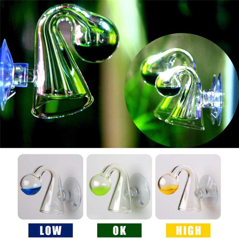 CO2 Monitor Sensor Detector In – обзор и цена Glass Co2 Drop Checker