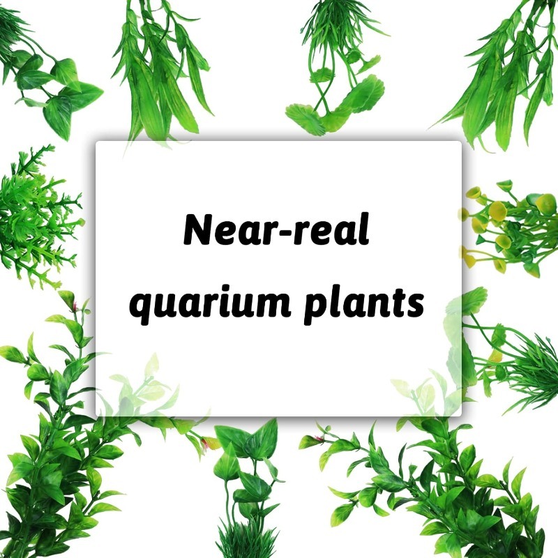10/20Pcs Artificial Aquarium P – обзор и цена Aquarium Plant Ornament