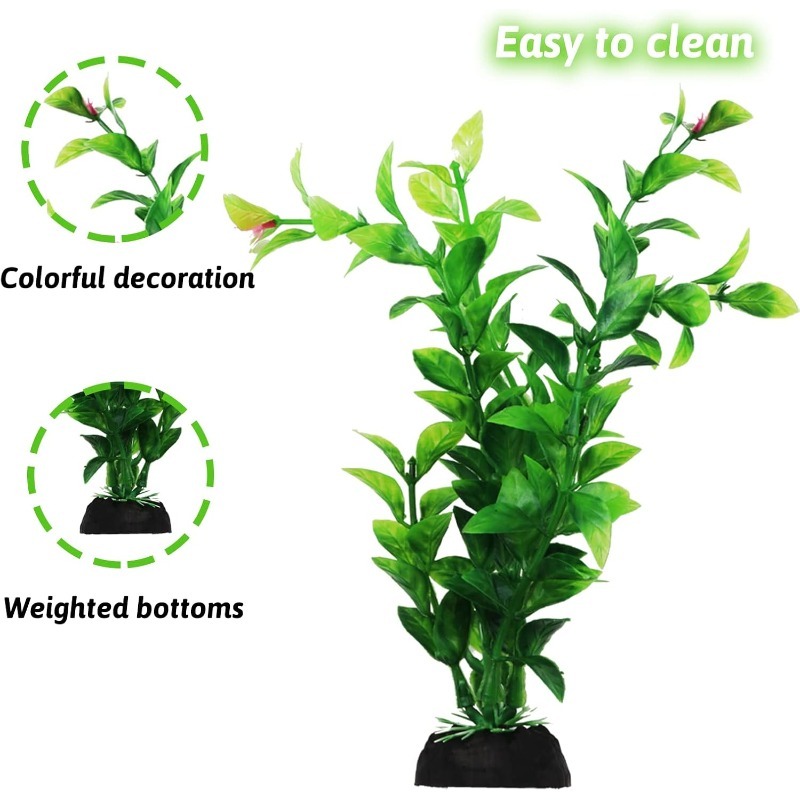 10/20Pcs Artificial Aquarium P – обзор и цена Aquarium Plant Ornament