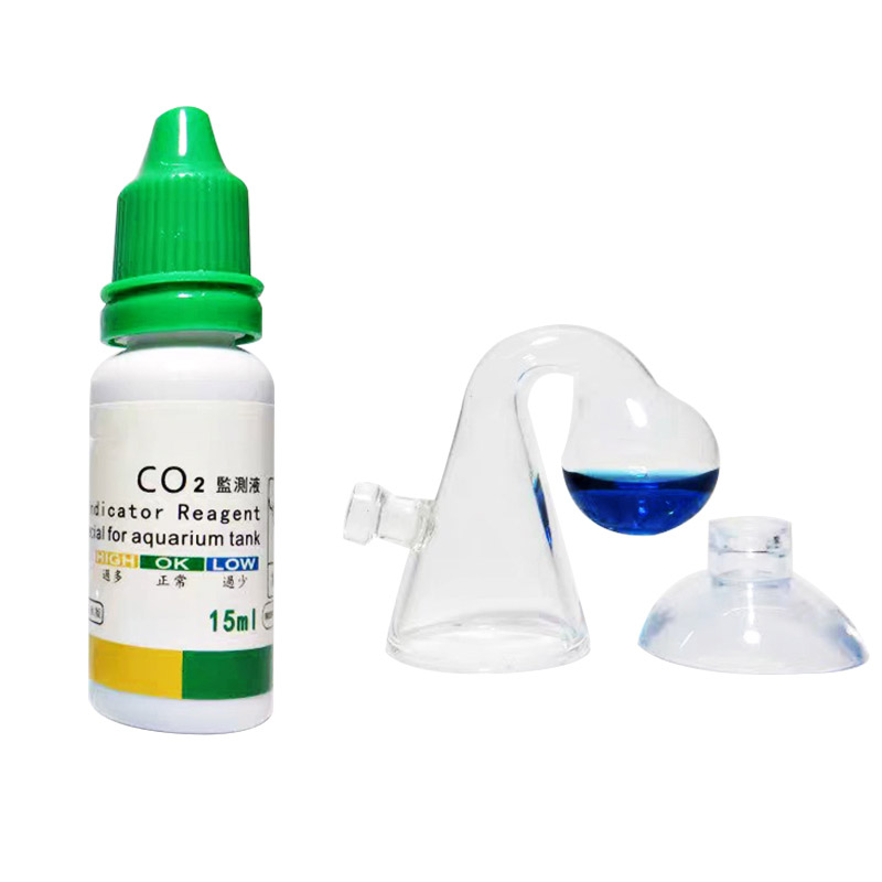 Aquarium CO2 Indicator Solutio – обзор и цена Glass Co2 Drop Checker